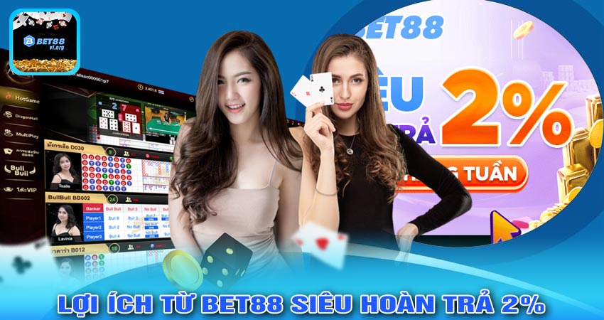 Lợi Ích Từ BET88 SIÊU HOÀN TRẢ 2%